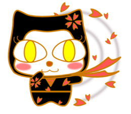 Cat ninja of Kira and sakura. sticker #3533032