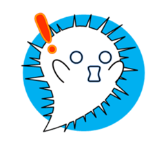 White ghost sticker sticker #3533300