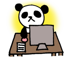 expressionless panda Part2 sticker #3533407