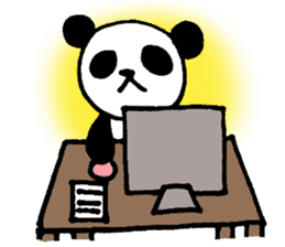 expressionless panda Part2 sticker #3533407