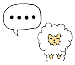 Fluffy Lion Sticker sticker #3533481