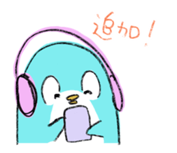 MUSIC PENGUIN sticker #3533621