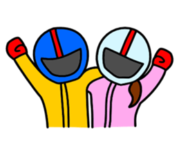 people like racer 2 sticker #3533834