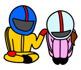 people like racer 2 sticker #3533837