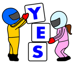 people like racer 2 sticker #3533857