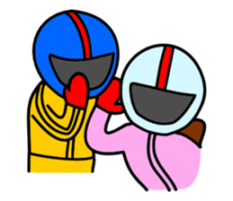 people like racer 2 sticker #3533870