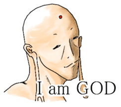 I am God sticker #3533953
