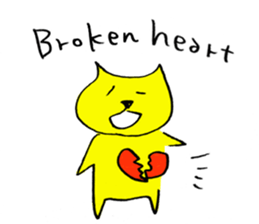 Dancing Cat and a dog sticker #3535938