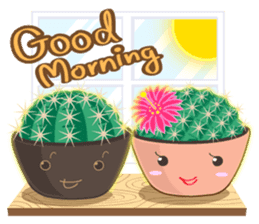 Melo & Mona Cactus sticker #3536114