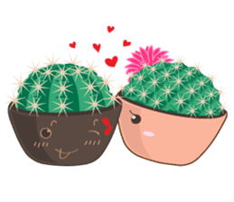 Melo & Mona Cactus sticker #3536121