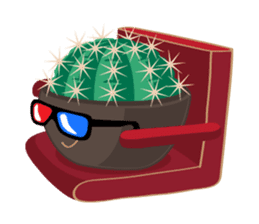 Melo & Mona Cactus sticker #3536132
