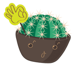 Melo & Mona Cactus sticker #3536141