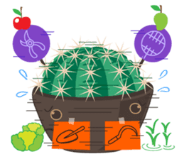 Melo & Mona Cactus sticker #3536152