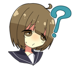 Crybaby schoolgirl sticker #3536321