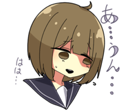 Crybaby schoolgirl sticker #3536323