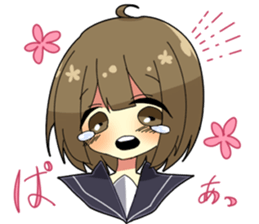 Crybaby schoolgirl sticker #3536324