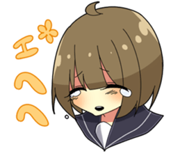 Crybaby schoolgirl sticker #3536325