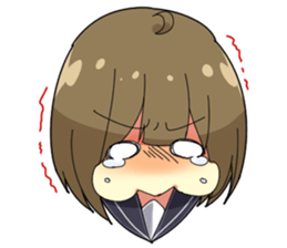 Crybaby schoolgirl sticker #3536327