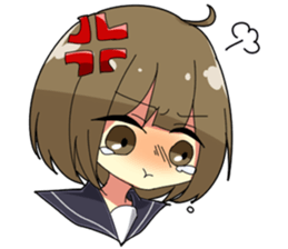 Crybaby schoolgirl sticker #3536328