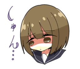 Crybaby schoolgirl sticker #3536331