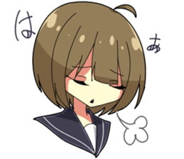 Crybaby schoolgirl sticker #3536332