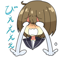 Crybaby schoolgirl sticker #3536334