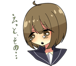 Crybaby schoolgirl sticker #3536335