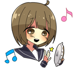 Crybaby schoolgirl sticker #3536336