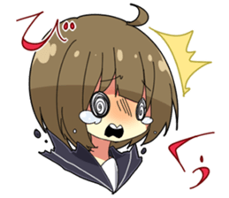 Crybaby schoolgirl sticker #3536341