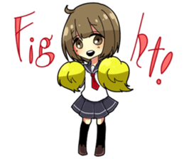 Crybaby schoolgirl sticker #3536344