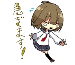 Crybaby schoolgirl sticker #3536351