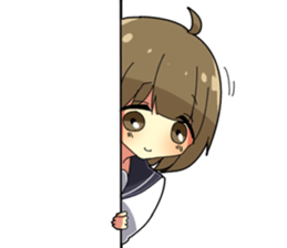 Crybaby schoolgirl sticker #3536353