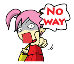 Machiko girl (Eng) sticker #3536610