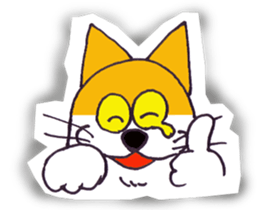 DARUMA cat Pisuke sticker #3536669