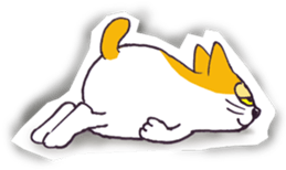 DARUMA cat Pisuke sticker #3536671