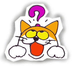 DARUMA cat Pisuke sticker #3536672