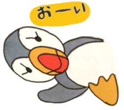 The Puffin and Alces alces sticker #3536878