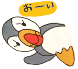 The Puffin and Alces alces sticker #3536878