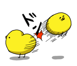 birds and fish sticker #3537009