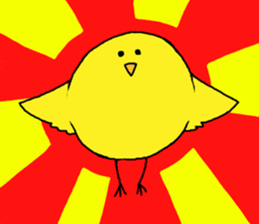 birds and fish sticker #3537011