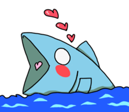 birds and fish sticker #3537013