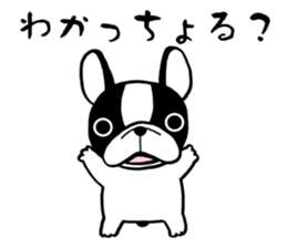 Having the Flat Wrinkled Face of Dogs sticker #3537702