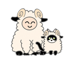 TSUBA and TAKE with Sheep sticker #3537864