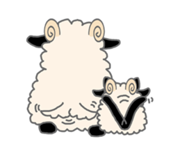 TSUBA and TAKE with Sheep sticker #3537865