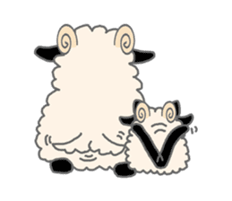 TSUBA and TAKE with Sheep sticker #3537865