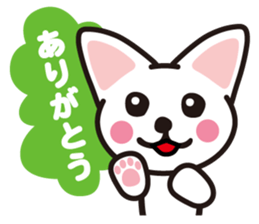 white cat shiro sticker #3538240