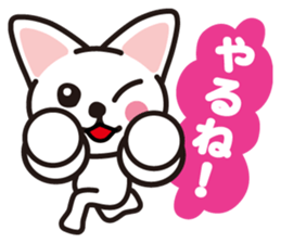 white cat shiro sticker #3538241