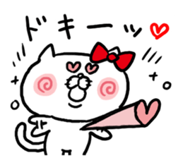 LOVE LOVE Heart Cat sticker #3538395