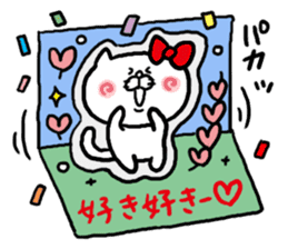 LOVE LOVE Heart Cat sticker #3538399