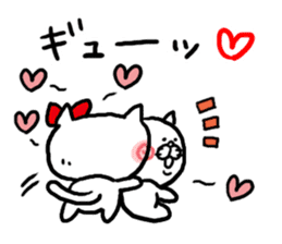 LOVE LOVE Heart Cat sticker #3538400